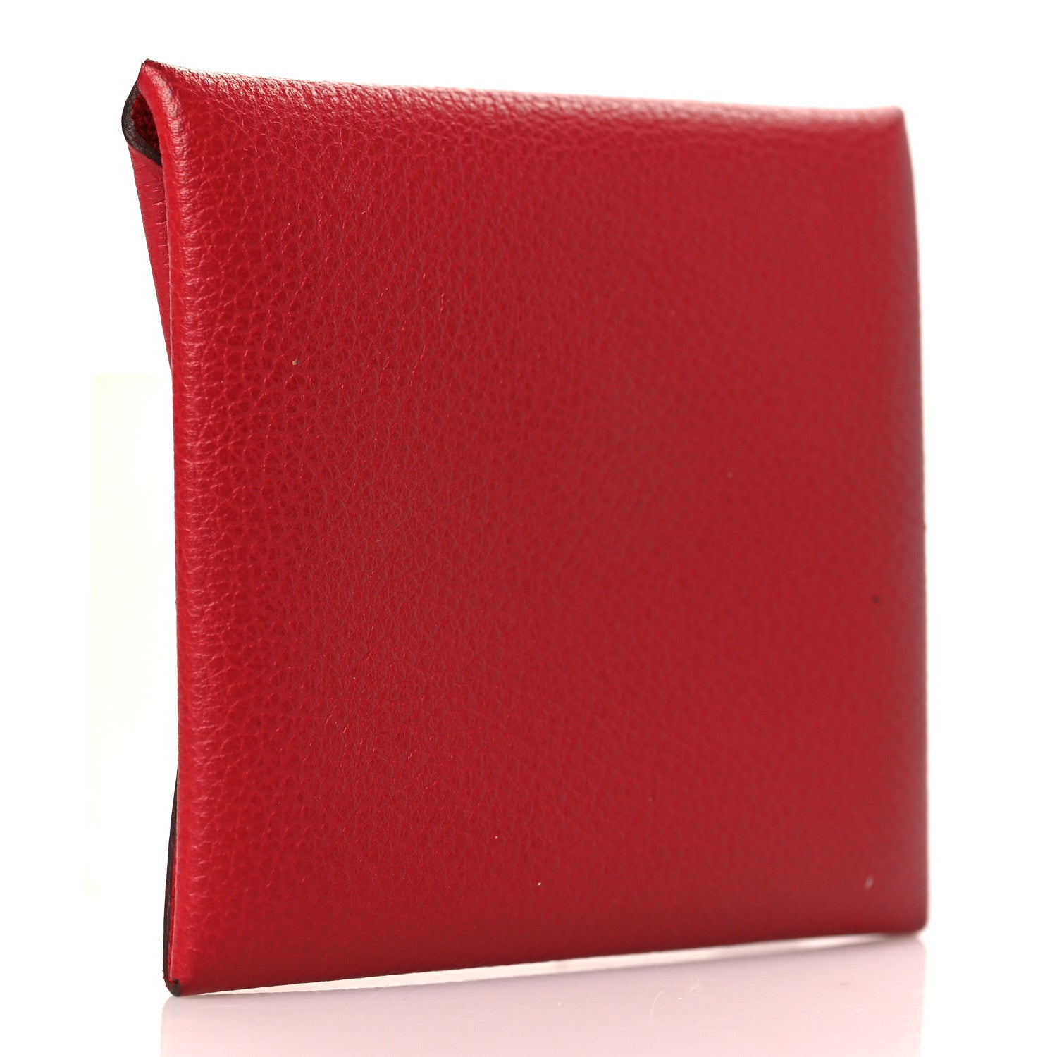 Hermes Evercolor Bastia Verso Coin Purse Rouge Piment Rouge de Coeur 3 of 8