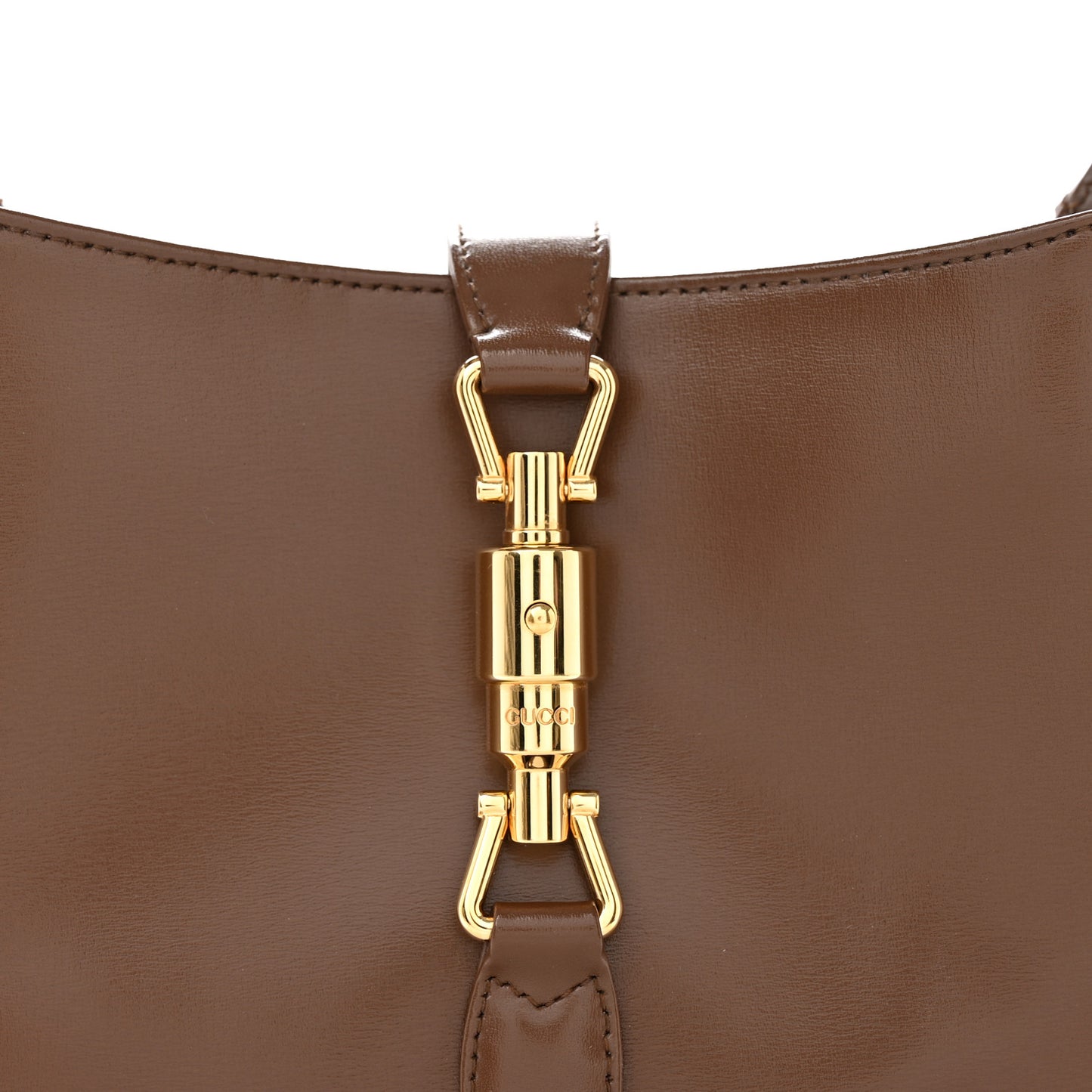 Boarded Dyana Lux Calfskin Small Jackie 1961 Hobo Brown Sugar