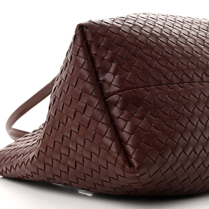 Bottega Veneta Calfskin Intrecciato Pinacoteca Reversible Tote Madder Brown Lunar 9 of 10