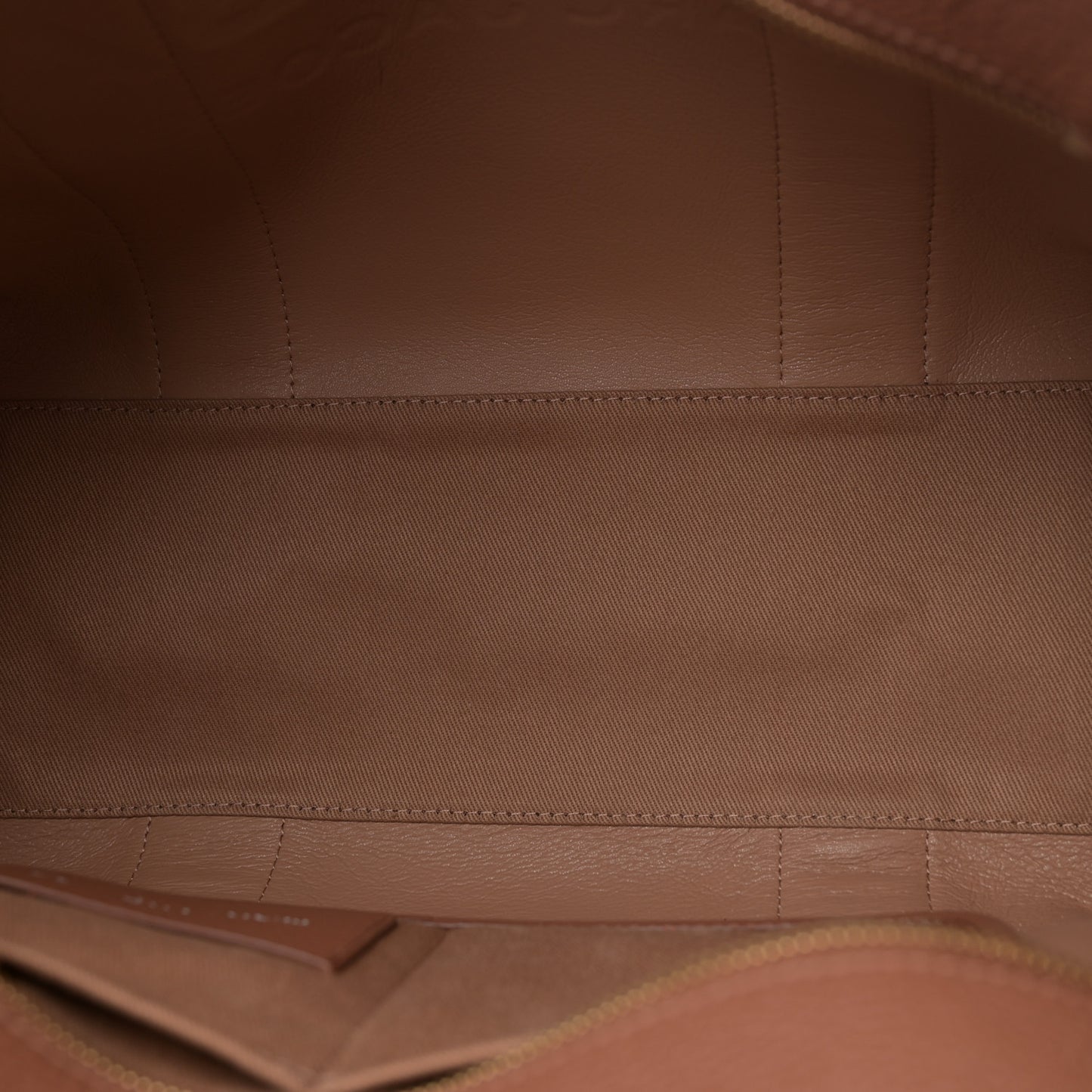 Grained Calfskin Large The Tote Bag Argan Oil