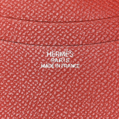 Hermes Epsom Globe Trotter Zip Agenda PM Rouge Casaque 6 of 12