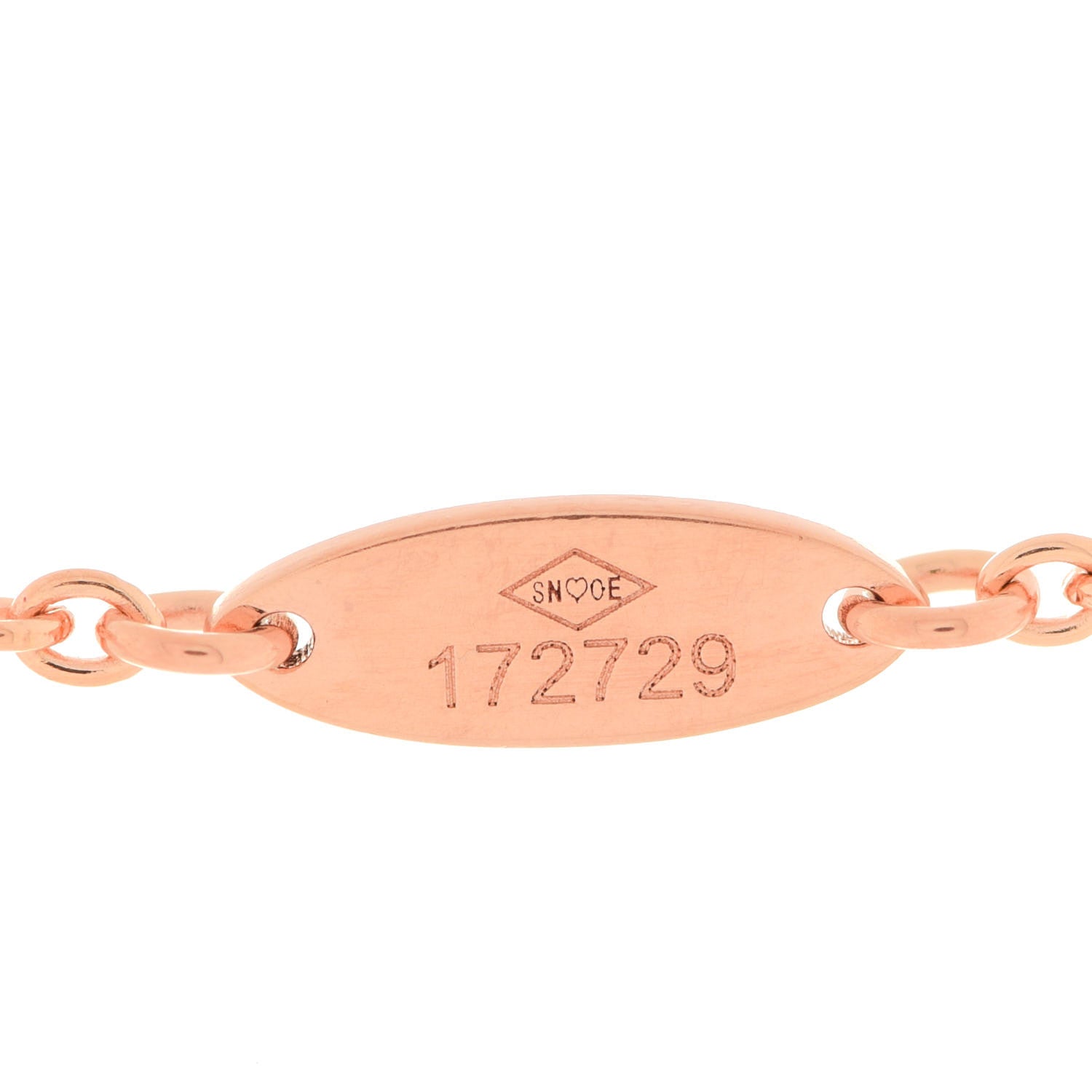Christian Dior 18K Rose Gold Diamond Pink Opal Rose Des Vents Bracelet 6 of 7