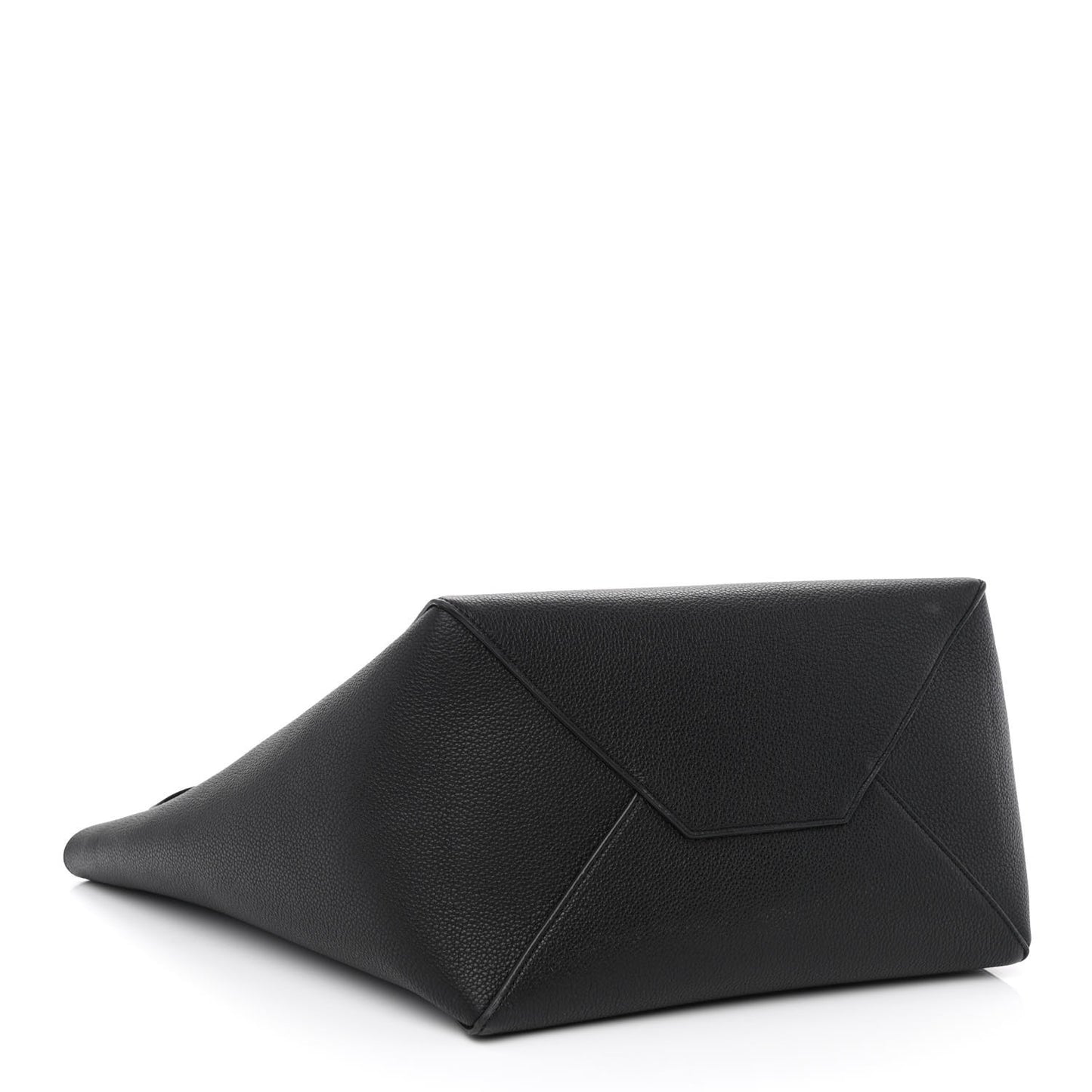 Soft Grained Calfskin Small Belt Cabas Phantom Black