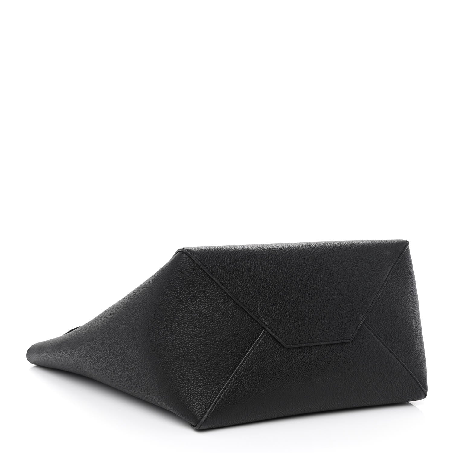 Celine Soft Grained Calfskin Small Belt Cabas Phantom Black 4 of 11