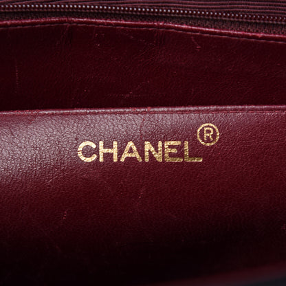 Chanel Lambskin Quilted XL Jumbo Single Flap Black 5 of 10