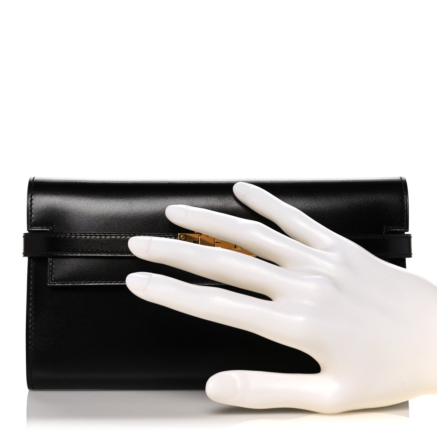 Box Kelly Longue Wallet Black