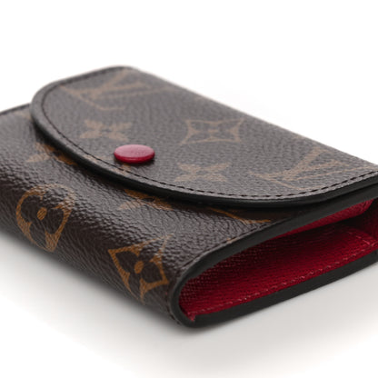 Louis Vuitton Monogram Rosalie Coin Purse Fuchsia 9 of 10