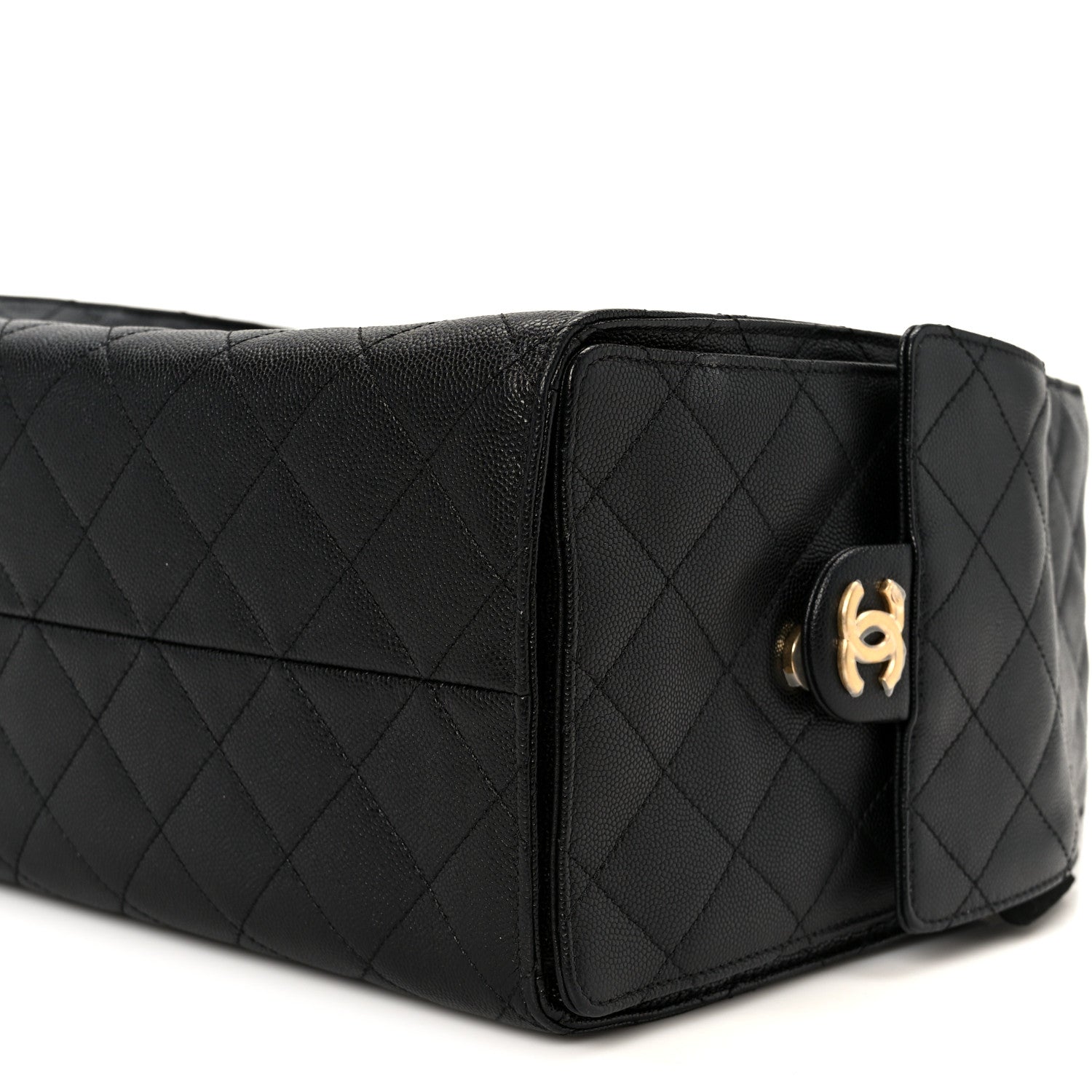 Chanel Caviar Quilted Medium Chanel 25 Handbag Black 11 of 12
