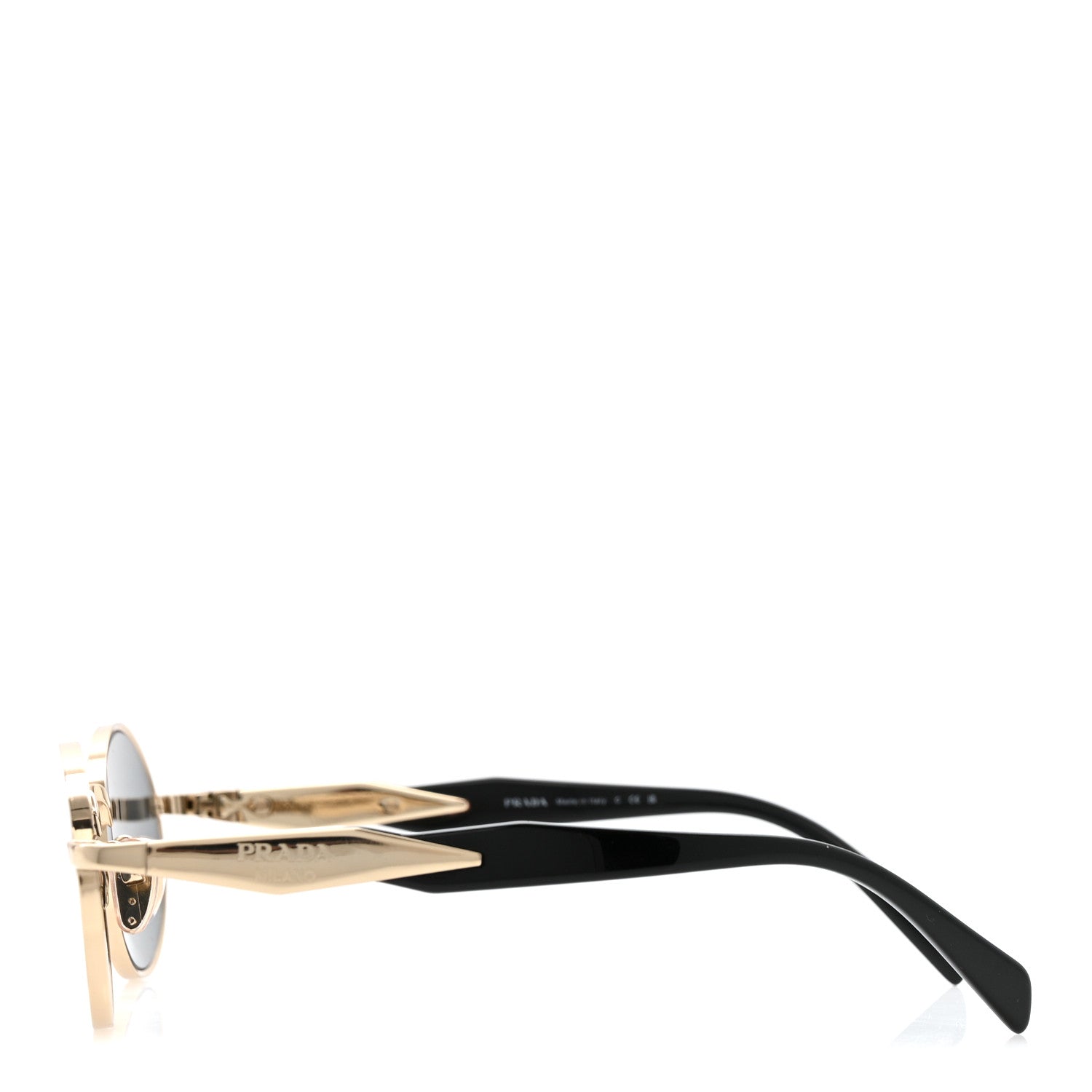 Prada Metal Sunglasses SPR65Z Gold Gold 3 of 8