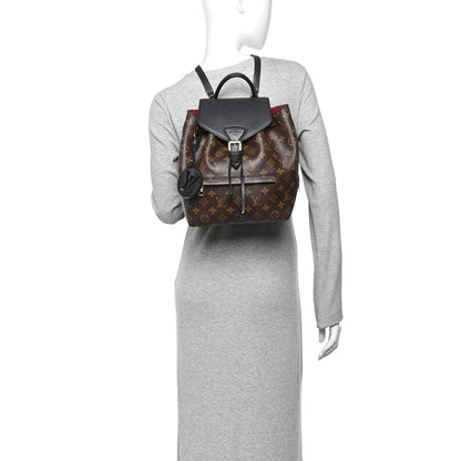 Louis Vuitton Monogram Montsouris PM Black 2 of 10