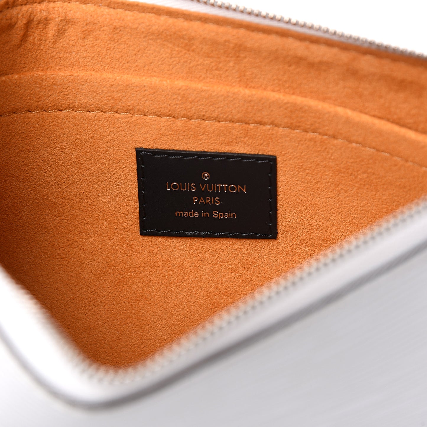 Epi Neverfull Pochette MM GM White