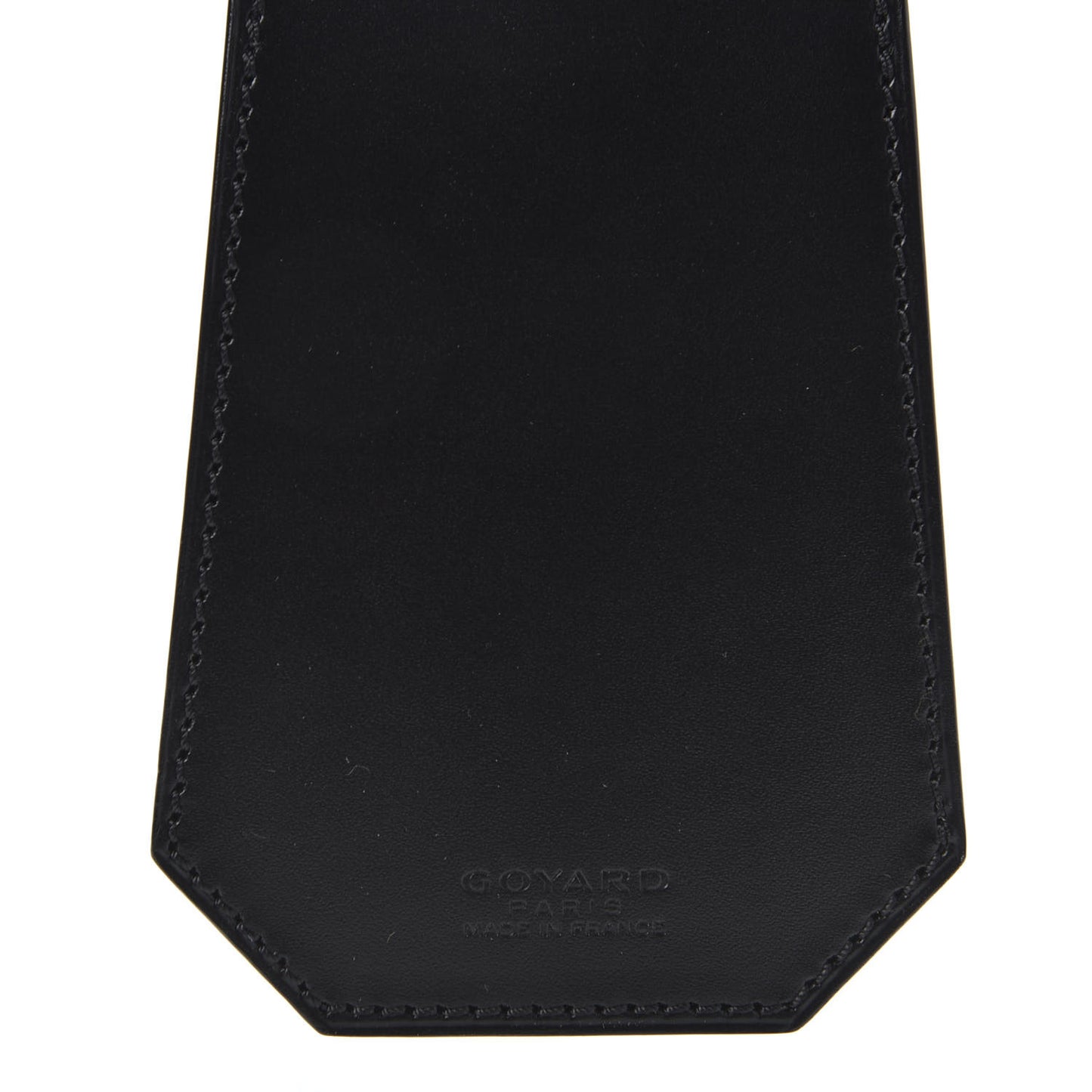 Goyardine Luggage Tag Black