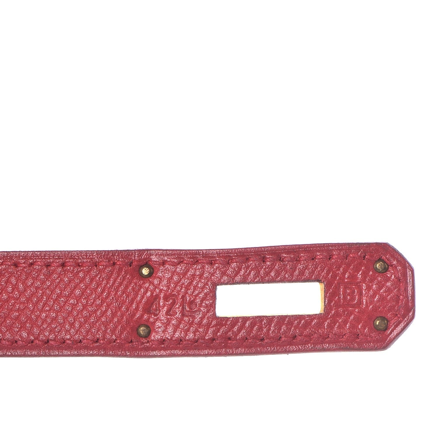 Hermes Courchevel Birkin 35 Rouge Casaque 18 of 35