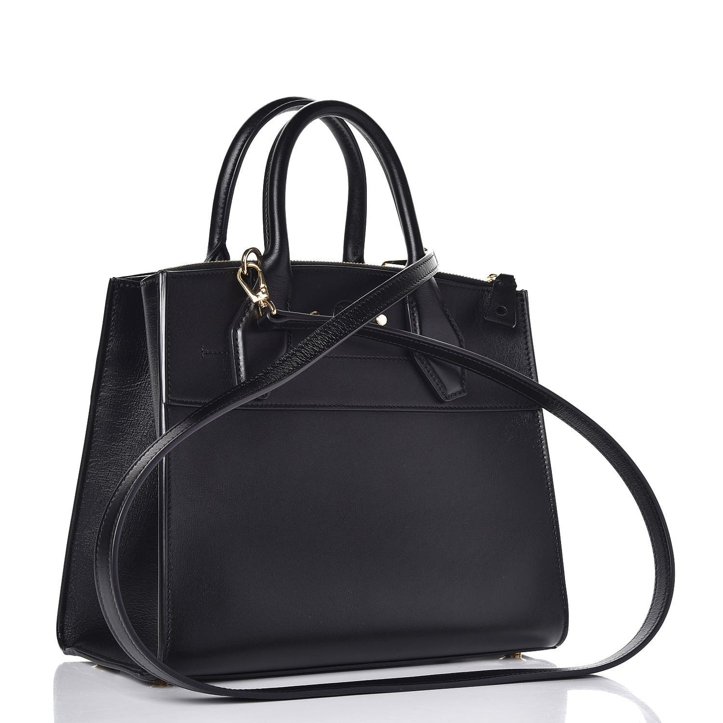 Calfskin City Steamer PM Black