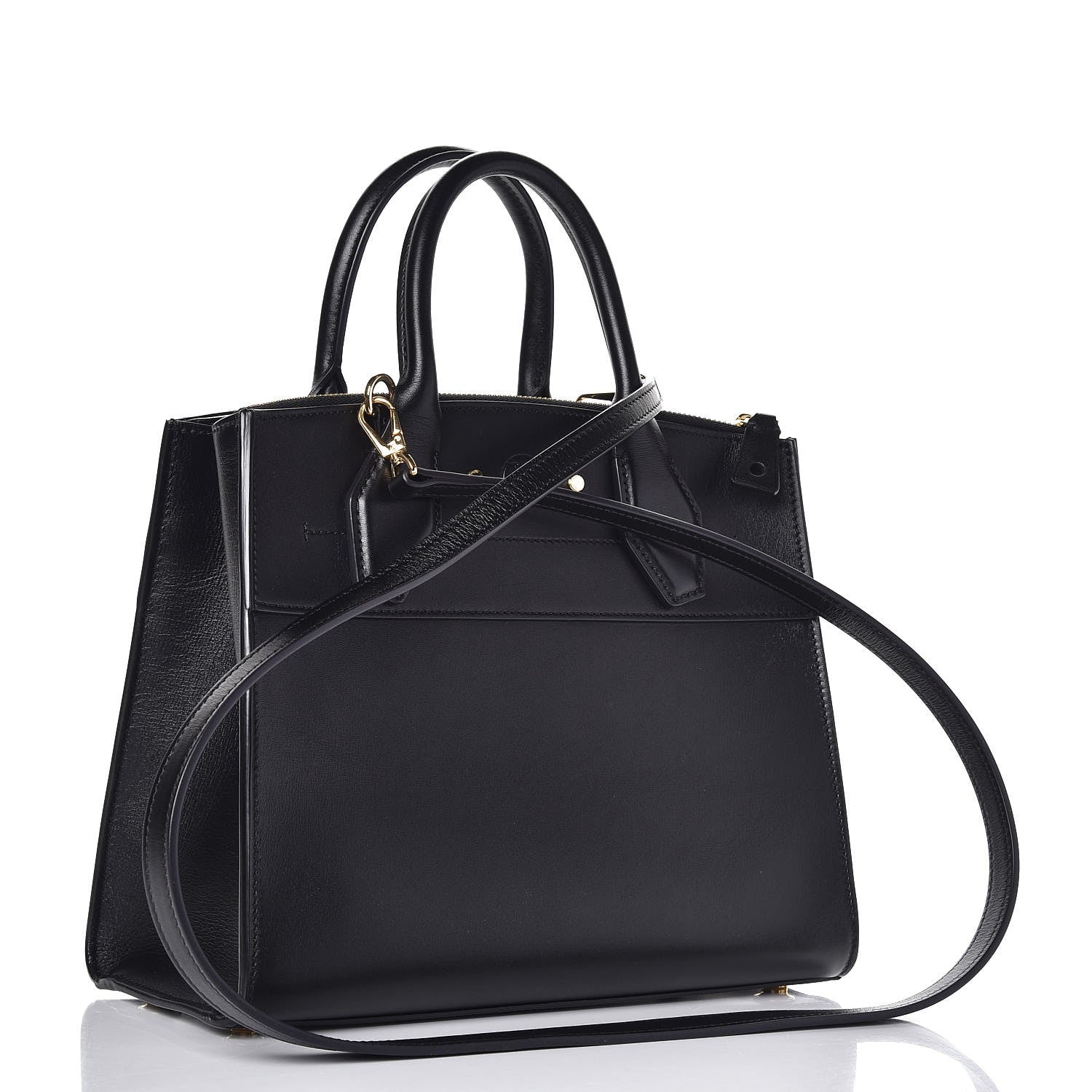 Louis Vuitton Calfskin City Steamer PM Black 4 of 9