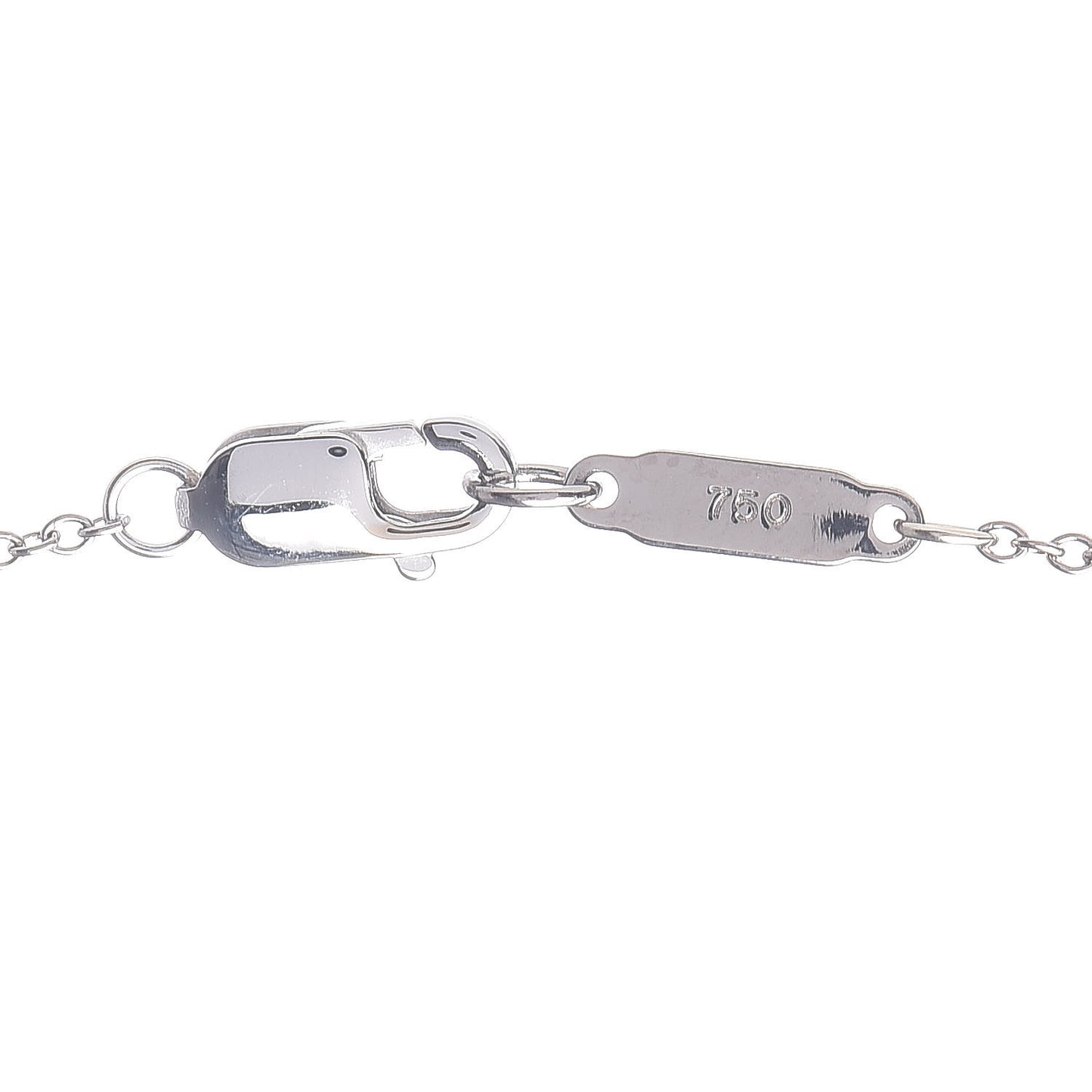 18K White Yellow Gold Multi-Heart Drop Pendant Necklace
