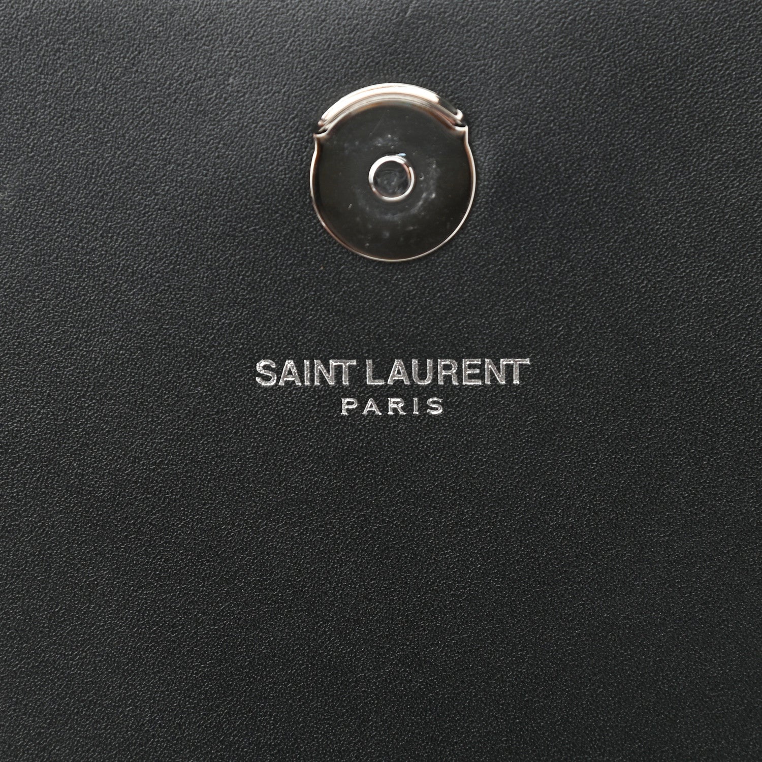 Saint Laurent Smooth Calfskin Patchwork Classic Monogram Kate Tassel Chain Wallet Black 6 of 11