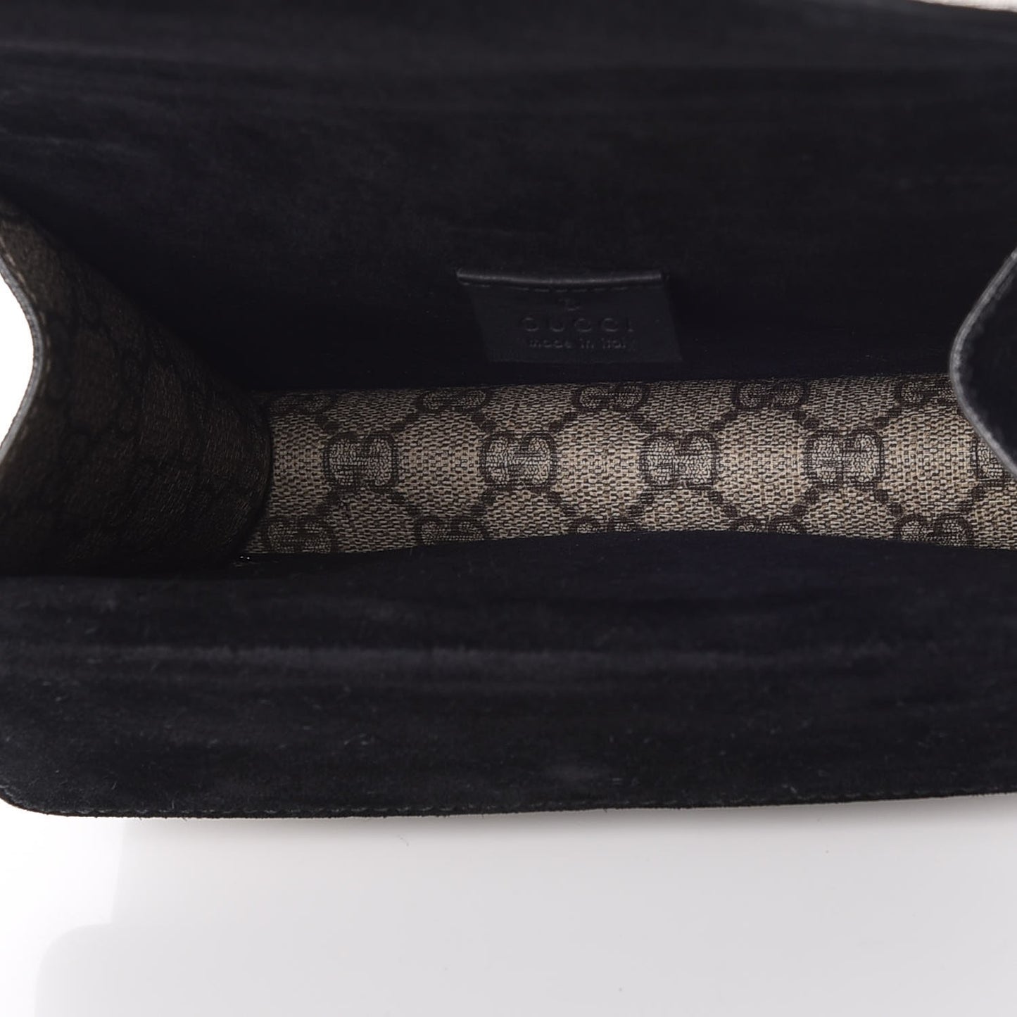 GG Supreme Monogram Mini Dionysus Shoulder Bag Black