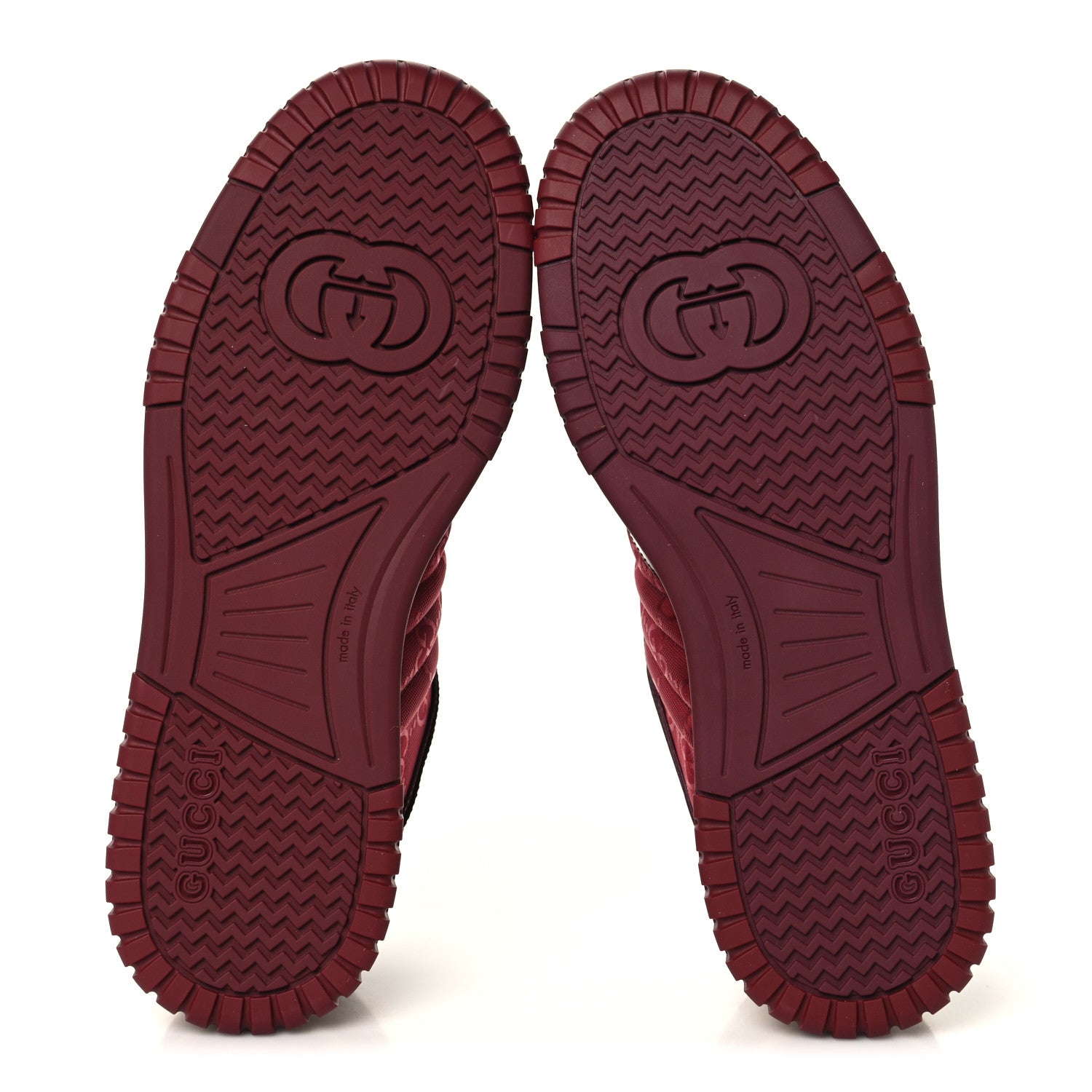 Gucci Calfskin GG Monogram Re-Web Womens Sneakers 40.5 Rosso Ancora 6 of 10
