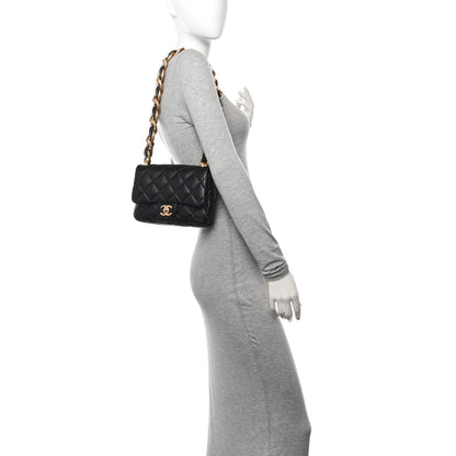 Chanel Lambskin Quilted Small Funky Town Flap Black 2 of 10