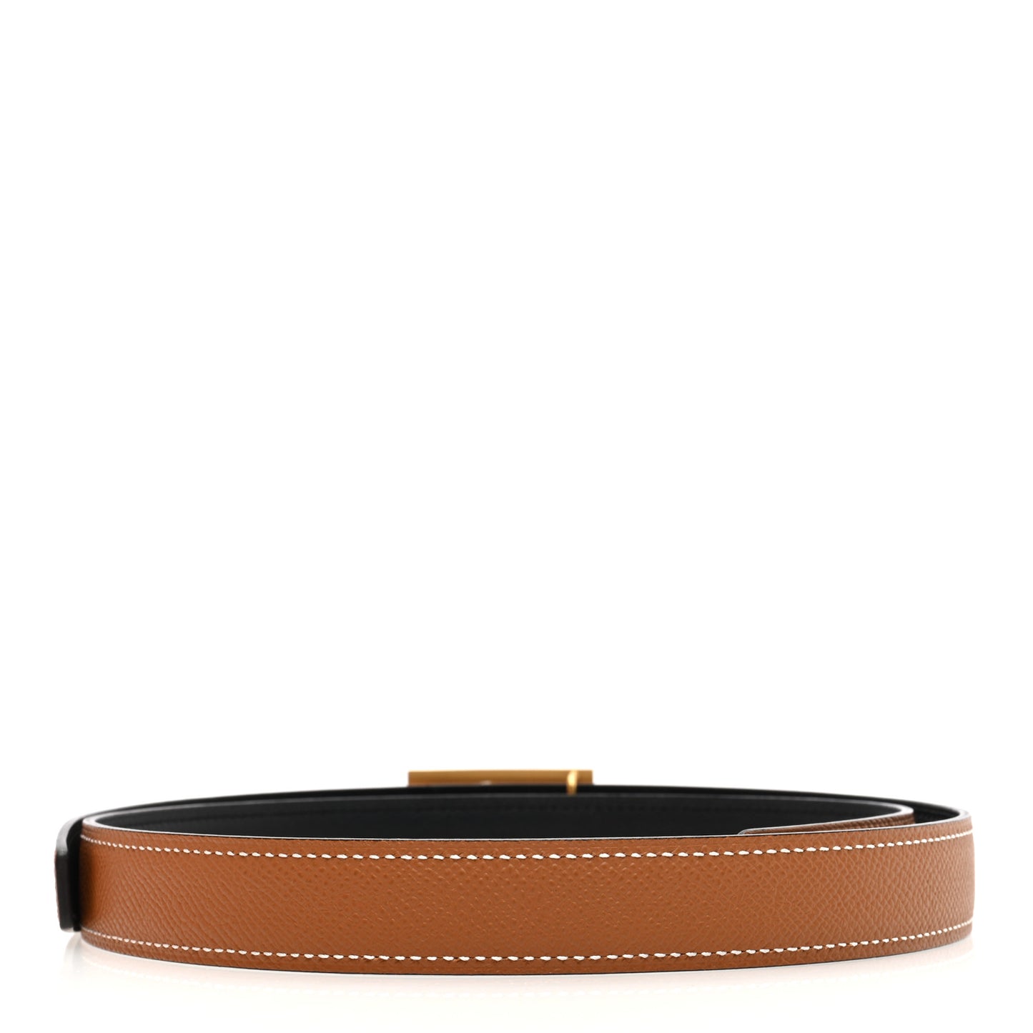 Swift Epsom 24mm Collier De Chien CDC Belt 85 34 Black Gold