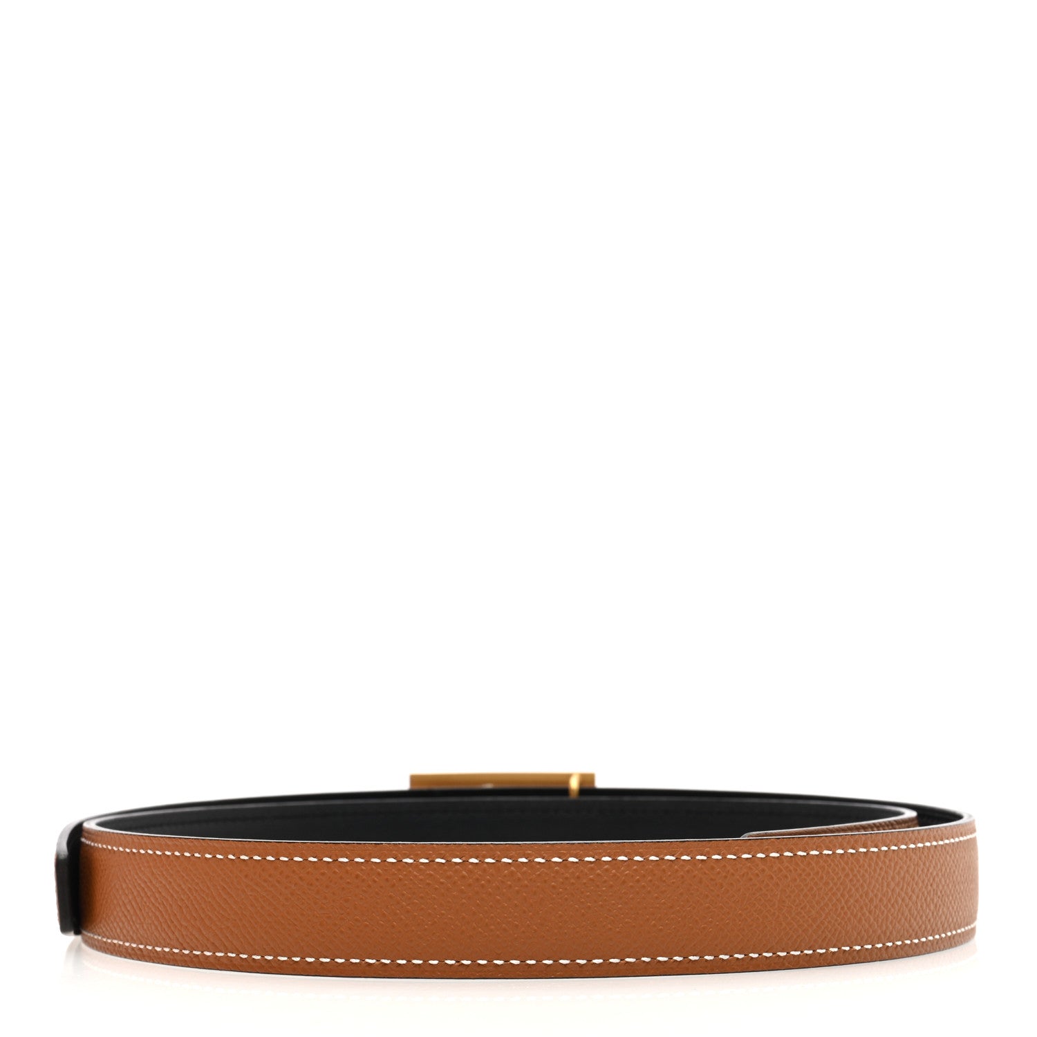 Hermes Swift Epsom 24mm Collier De Chien CDC Belt 85 34 Black Gold 2 of 5