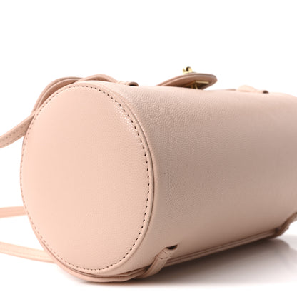 Chanel Shiny Caviar Preppy Coco Small Bowling Bag Rose Light Pink 9 of 11