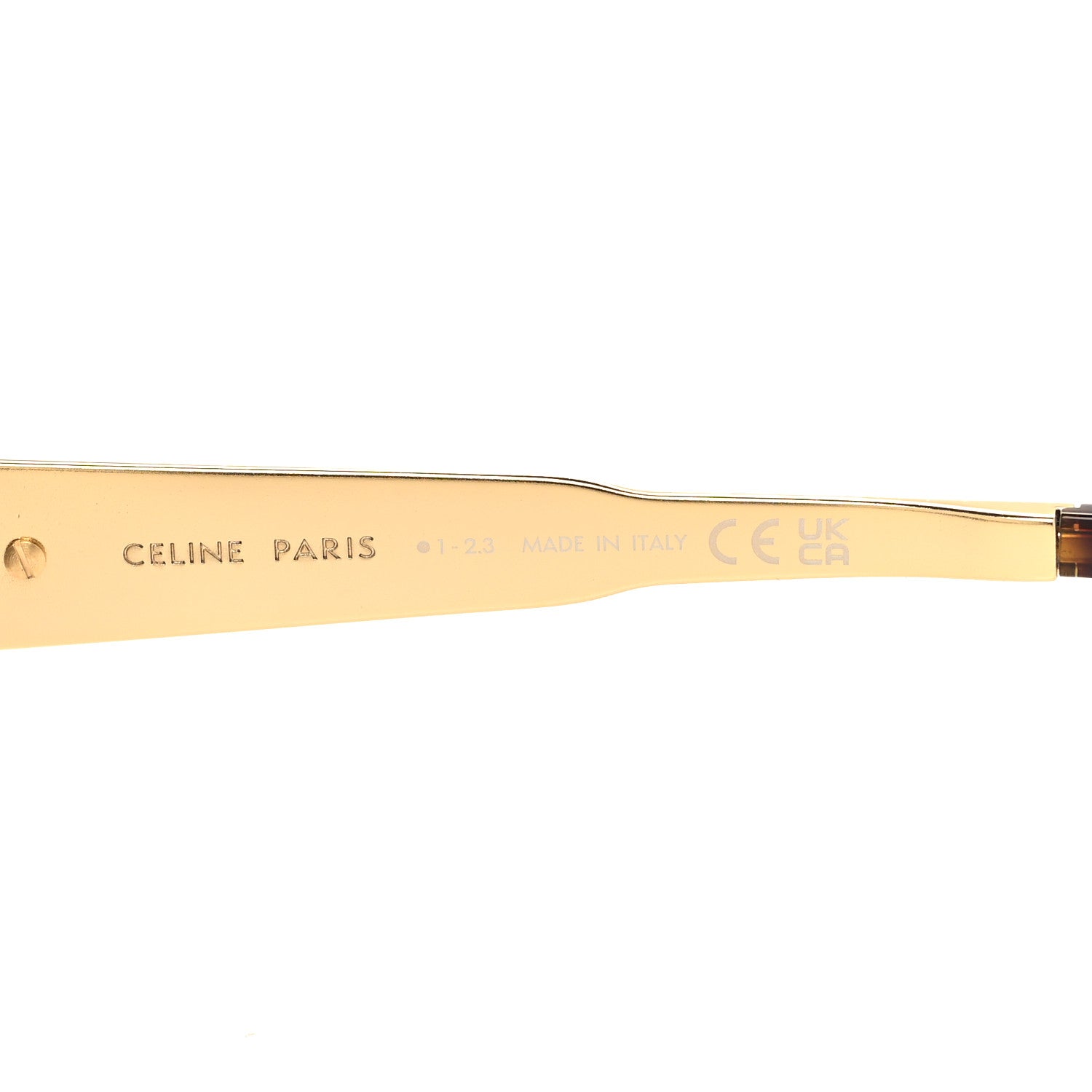 Celine Metal Triomphe 01 Sunglasses CL40235U Gold Green 5 of 7