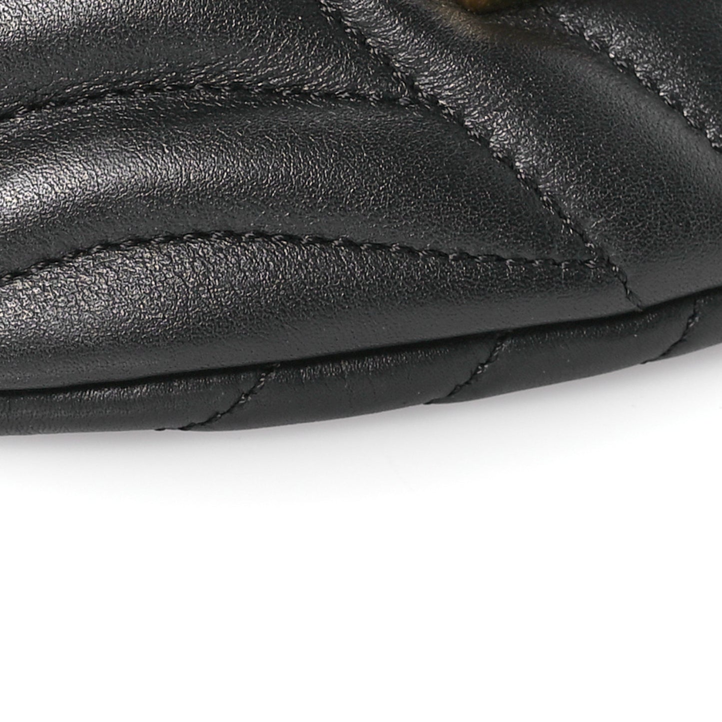 Calfskin Quilted New Wave Bumbag Black