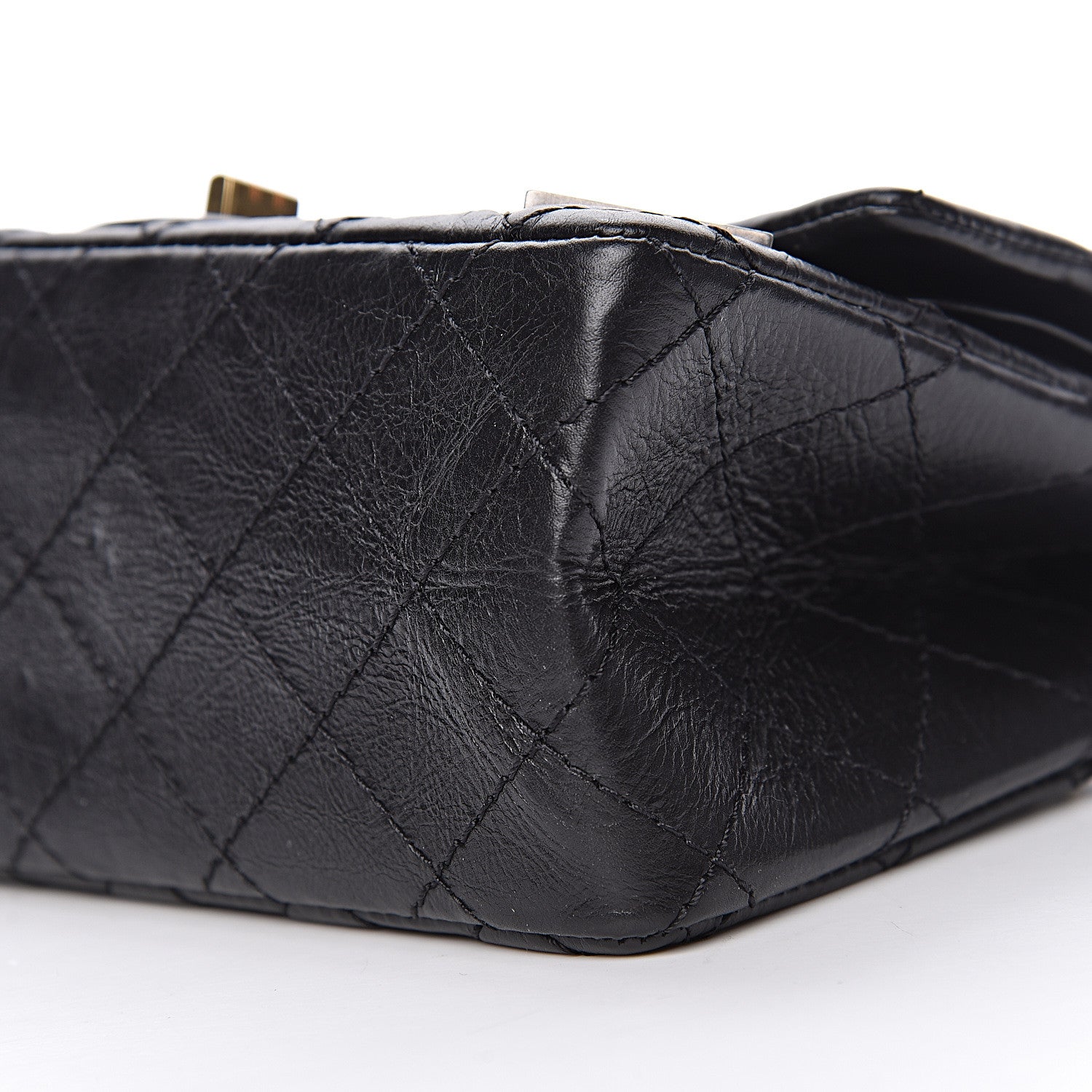 Chanel Aged Calfskin Casino 2.55 Reissue 224 Flap Black 10 of 10