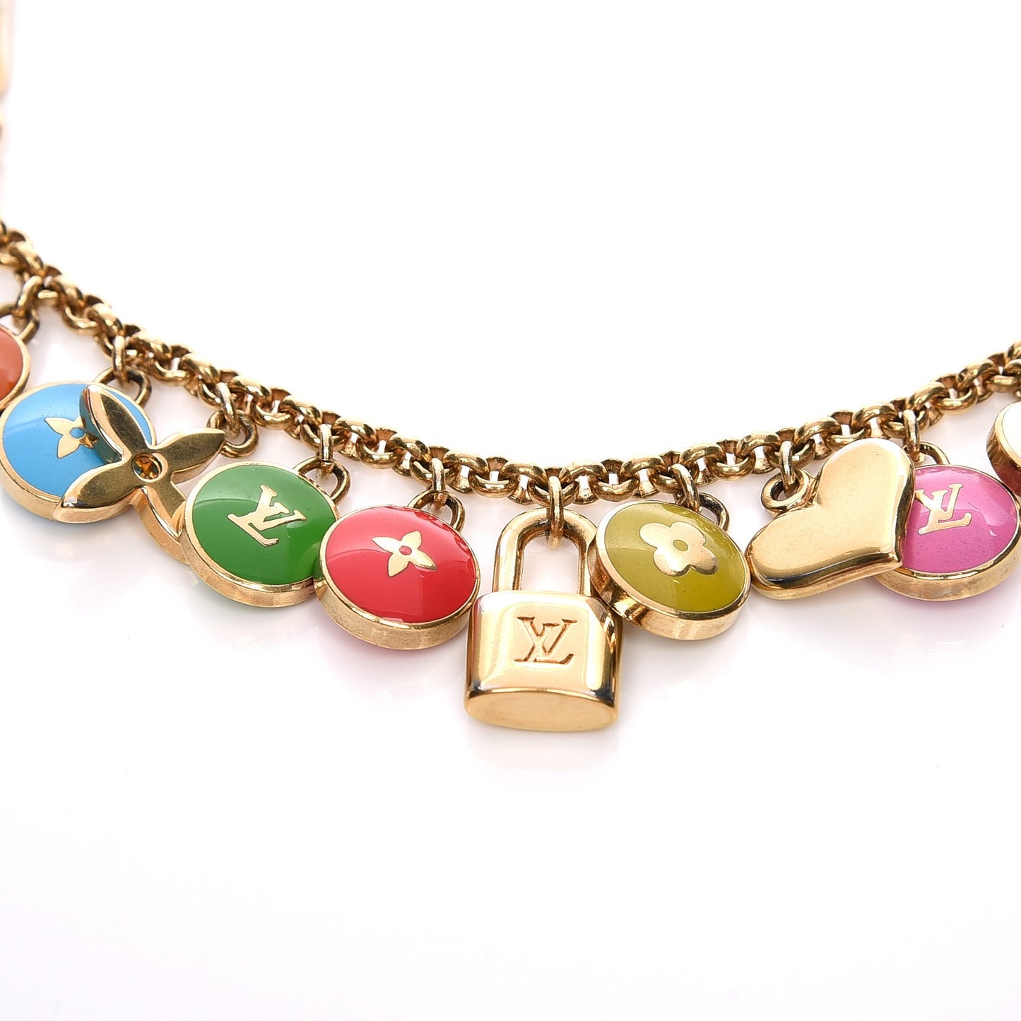 Pastilles Key Chain Bag Charm Multicolor