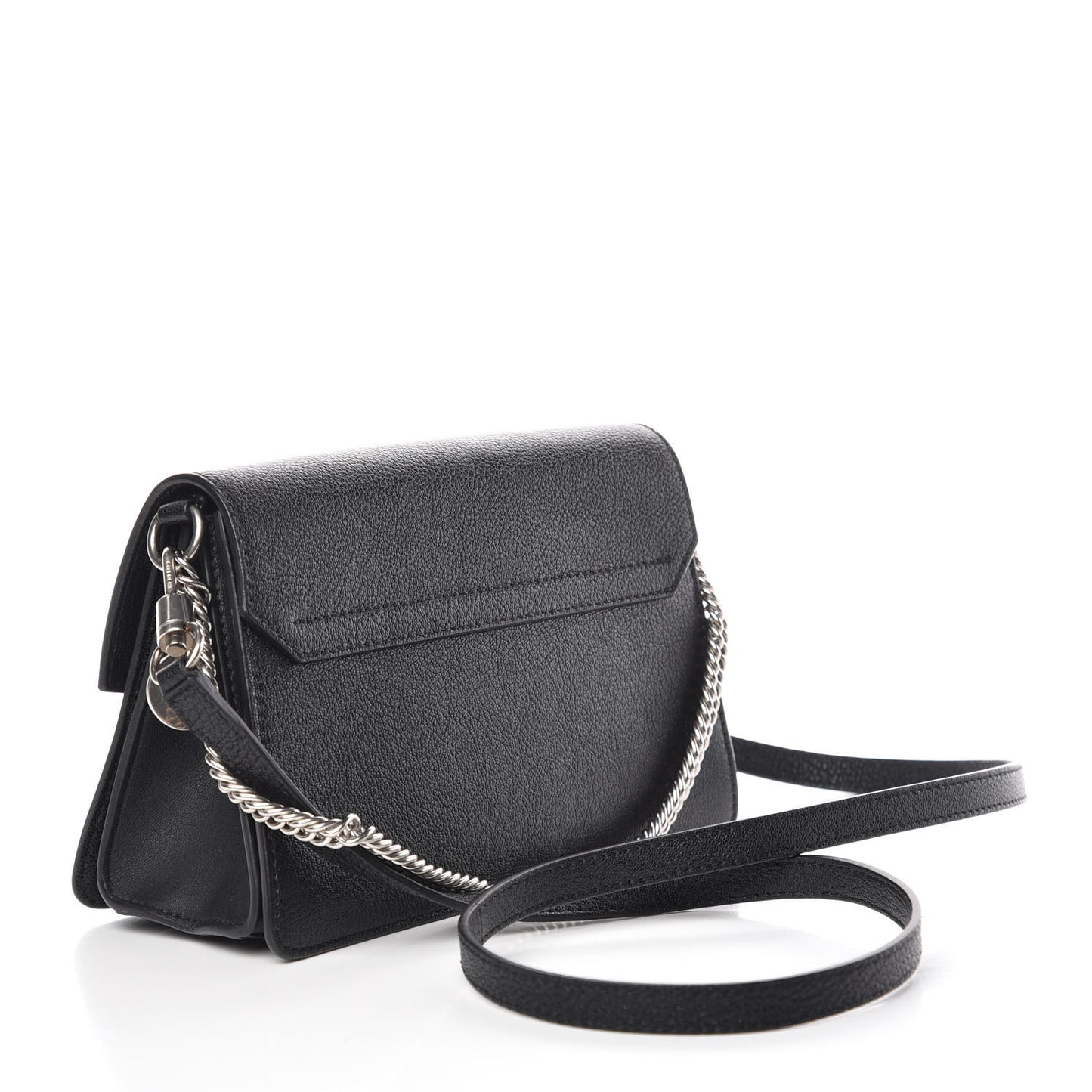 Goatskin Small GV3 Shoulder Bag Black
