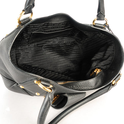 Prada Vitello Daino Shoulder Bag Nero Black 5 of 9