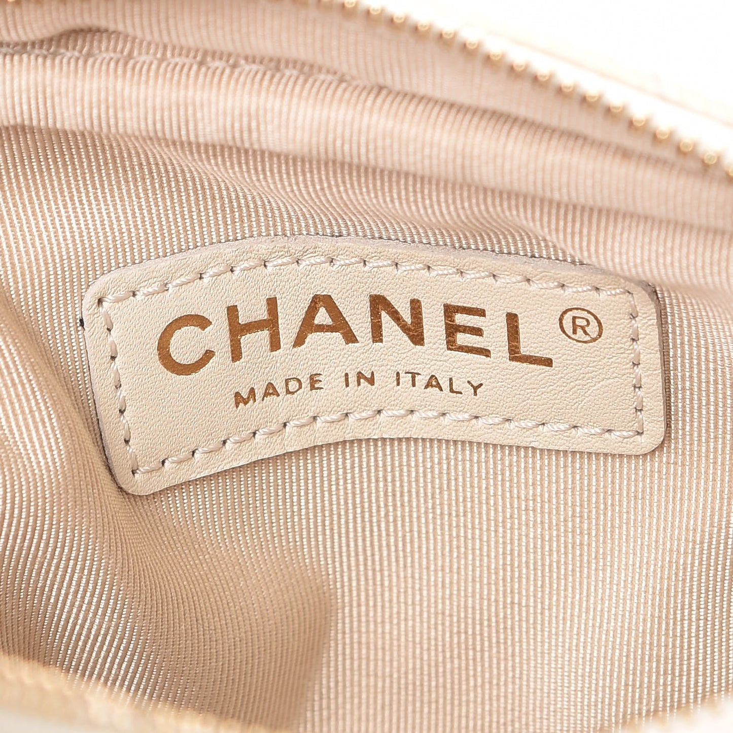 Caviar Quilted Mini Coco Tassel Camera Case White