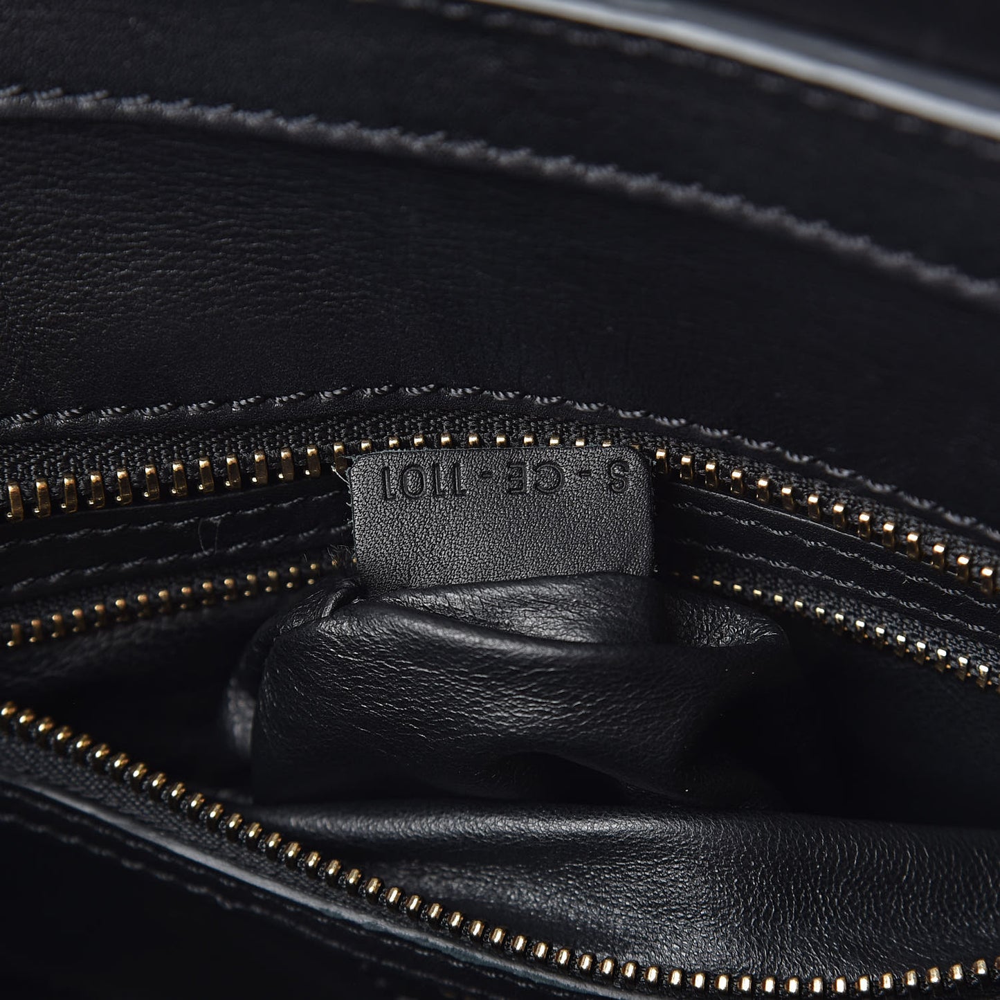 Smooth Calfskin Micro Luggage Black