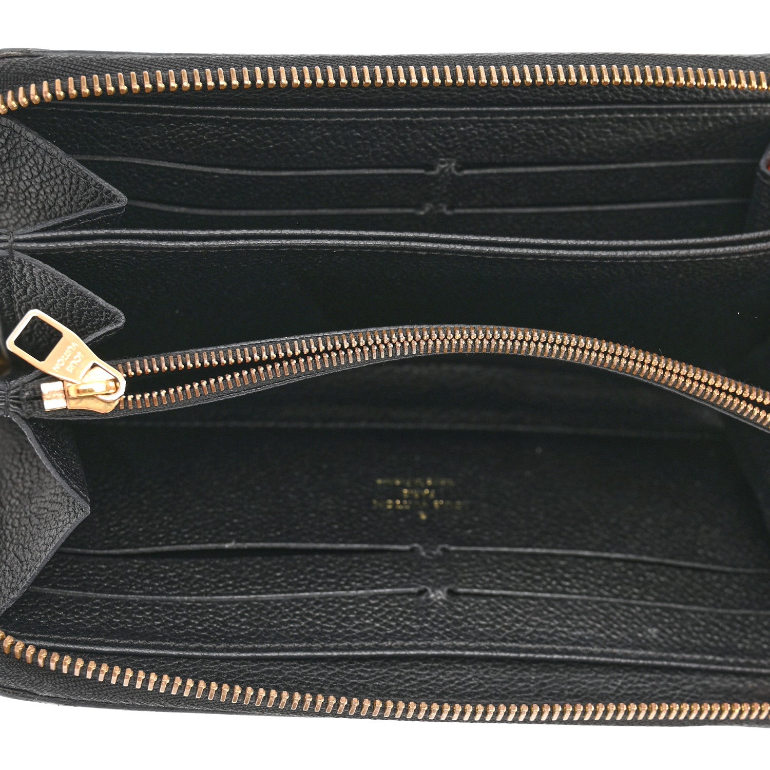 Louis Vuitton Empreinte Zippy Wallet Black 5 of 12