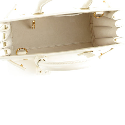 Saint Laurent Calfskin Nano Sac de Jour Dove White 5 of 9