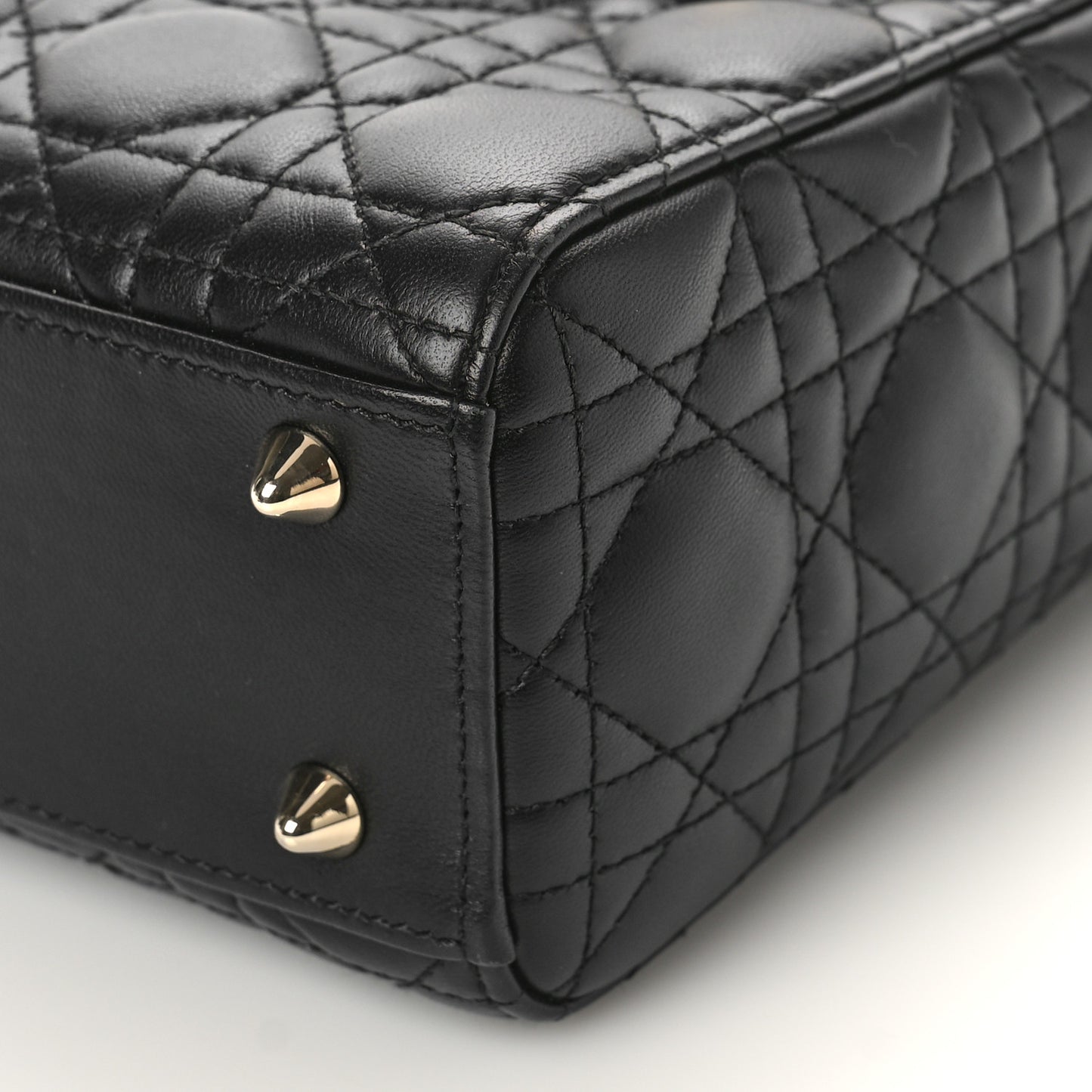 Lambskin Cannage Small My ABCDior Lady Dior Black