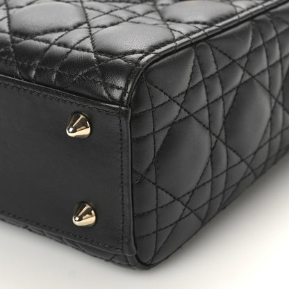 Christian Dior Lambskin Cannage Small My ABCDior Lady Dior Black 8 of 8