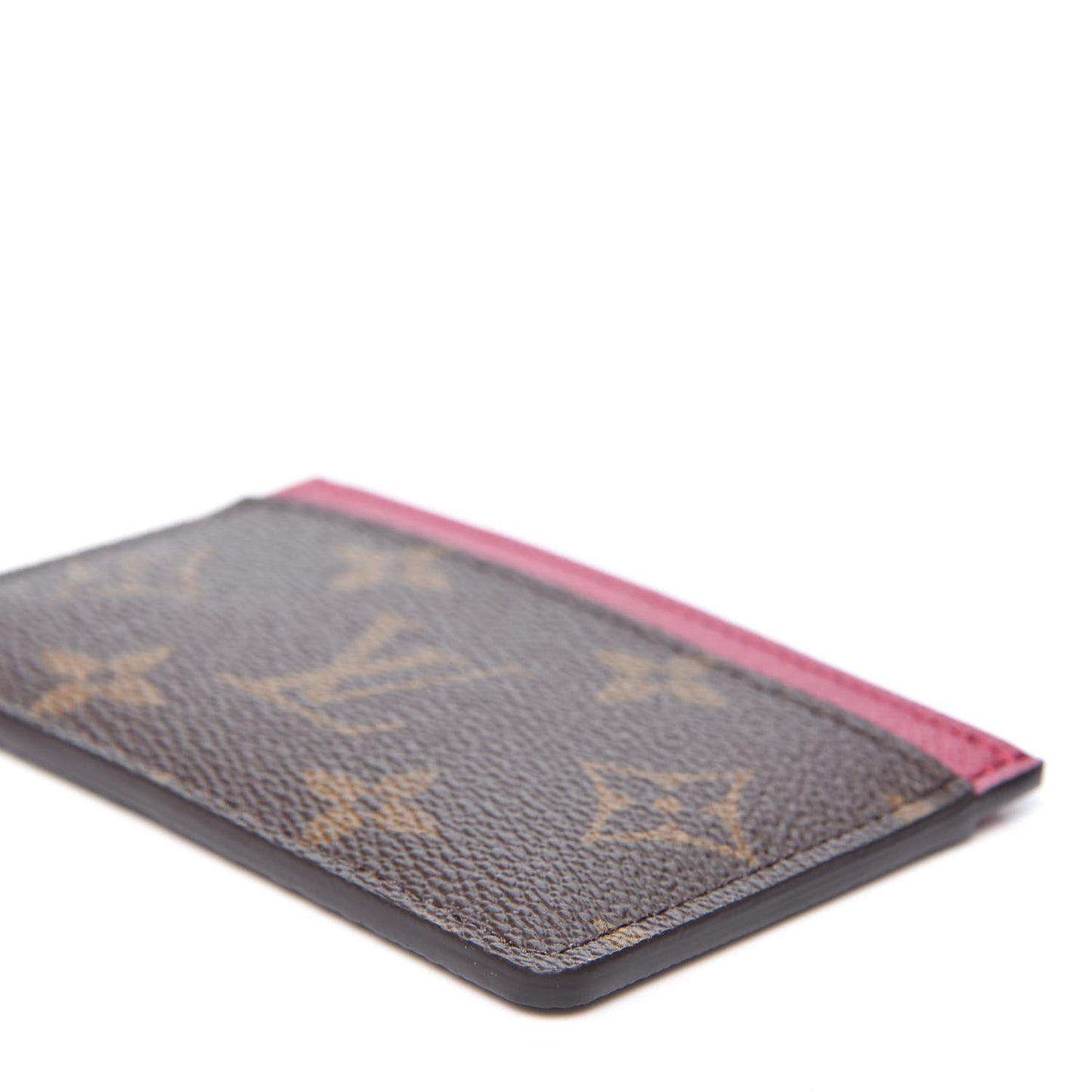 Monogram Card Holder Fuchsia