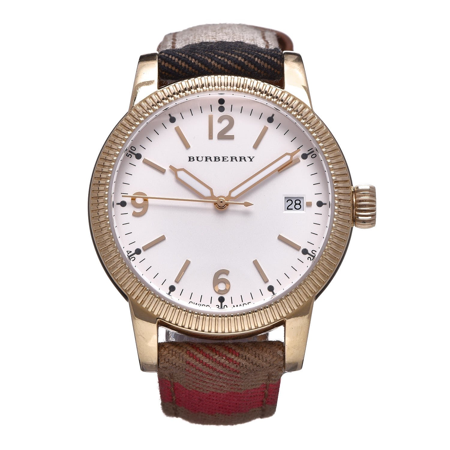 Burberry Stainless Steel Calfskin 38mm Quartz Watch BU7853 1 of 9
