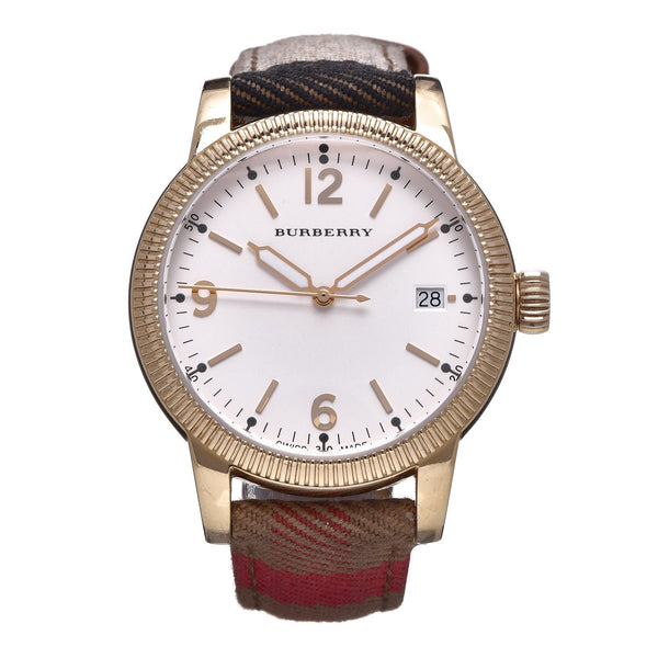 BURBERRY バーバリー ウォッチ Burberry Stainless Steel Calfskin 38mm Quartz Watch BU7853 428987