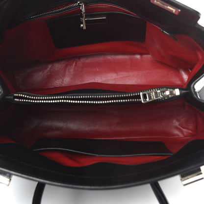 Prada Saffiano Cuir Twin Tote Black 5 of 12