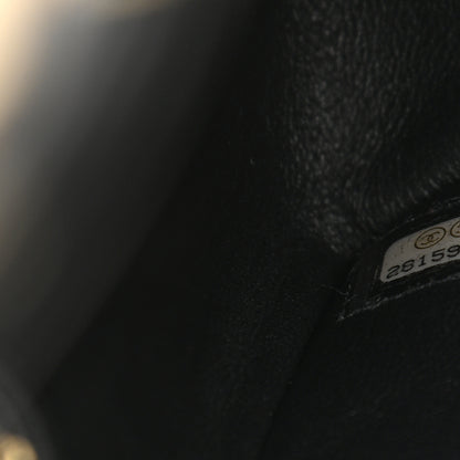 Chanel Calfskin Crocodile Embossed Graffiti 2.55 Mini Cocodile Reissue Flap Black Gold 7 of 11