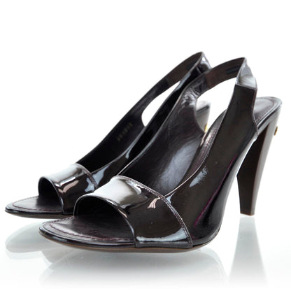 Louis Vuitton Patent Leather Heels 39 Amarante 2 of 7