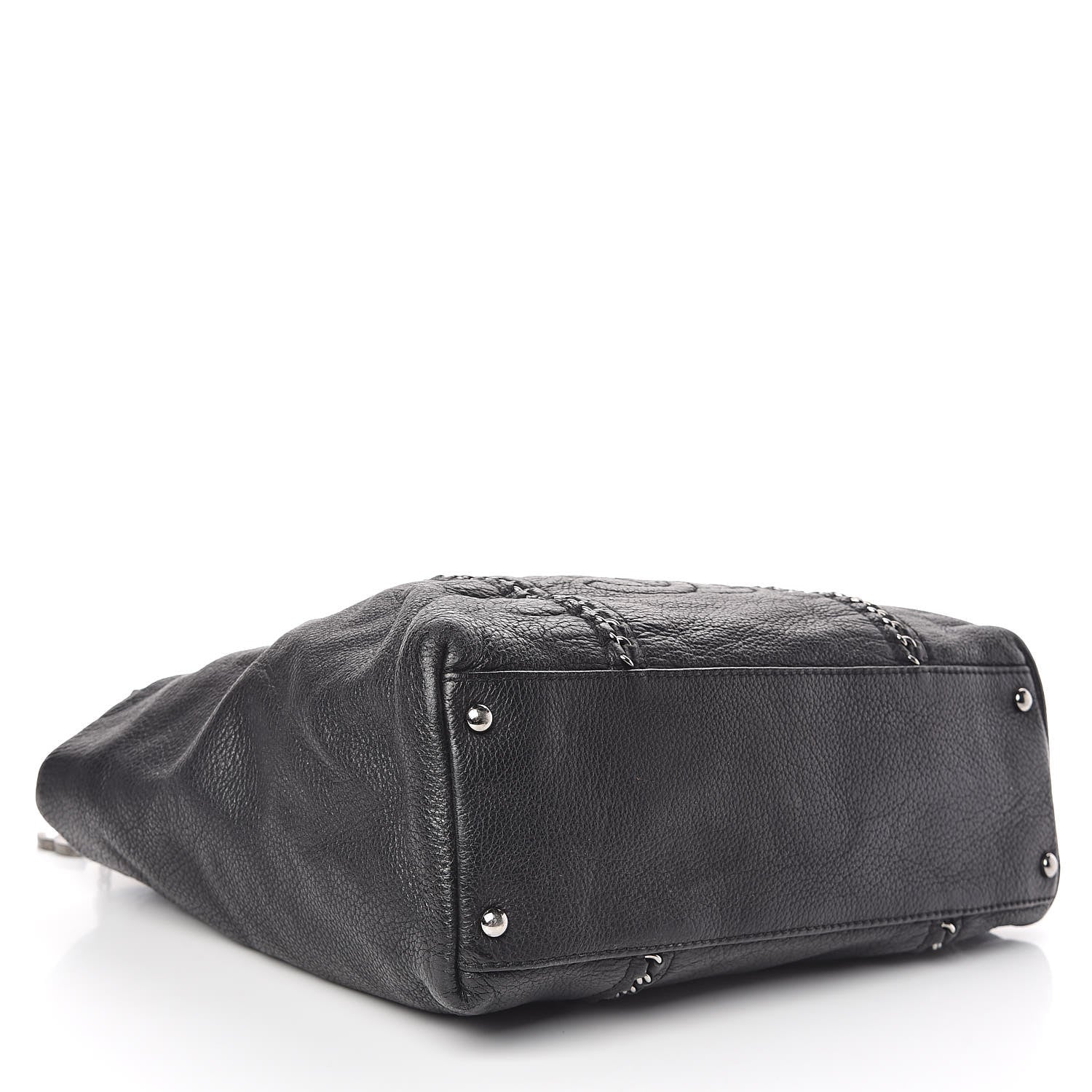 Chanel Deerskin Luxe Ligne Tote Black 4 of 16