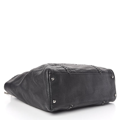 Chanel Deerskin Luxe Ligne Tote Black 4 of 16