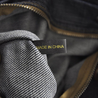 Miu Miu Denim and Leather Satchel 9 of 9