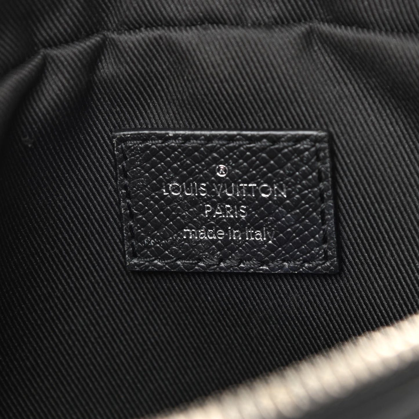 Taiga Monogram Eclipse Outdoor Bum Bag Black