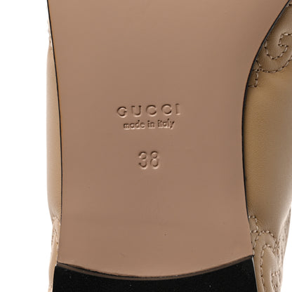 Gucci Nappa GG Matelasse Jolie Ballet Flats 38 Naturale 8 of 9